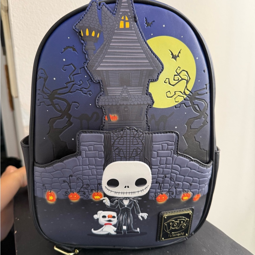 Disney Nightmare Before Christmas Backpack - Blue and Black